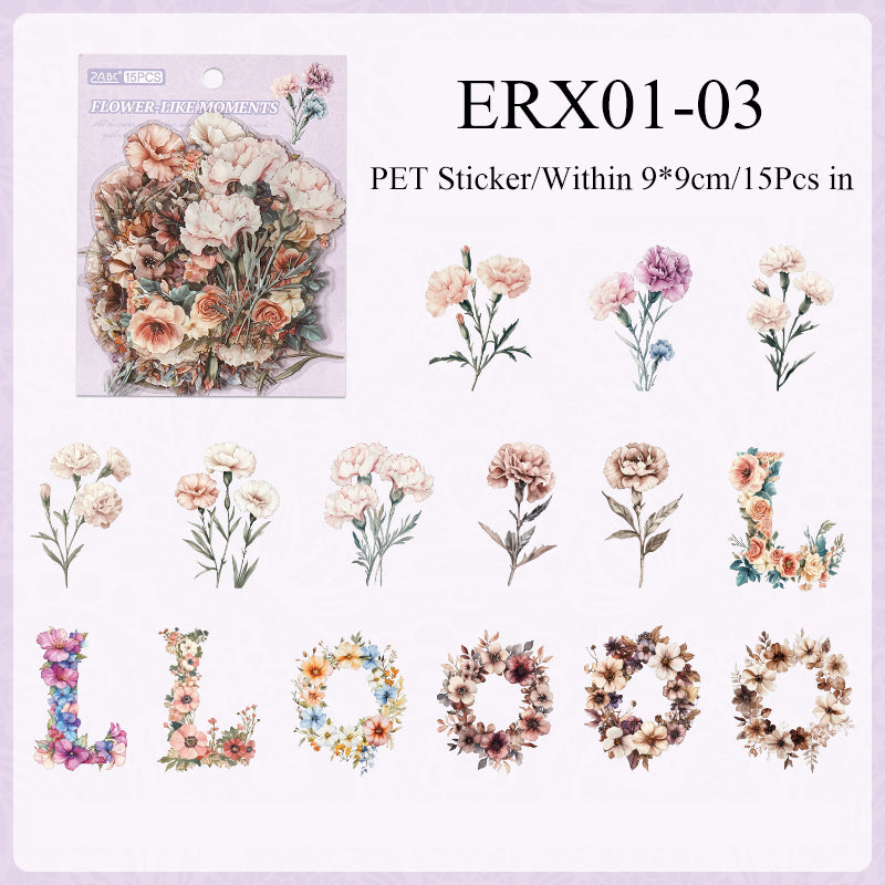 Retro Floral Sticker