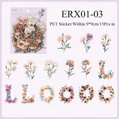 Retro Floral Sticker