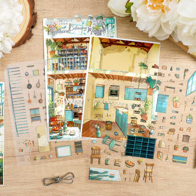 Quiet Gentle Narrative Series 3D Sticker for journaling, scrapbooking and collage