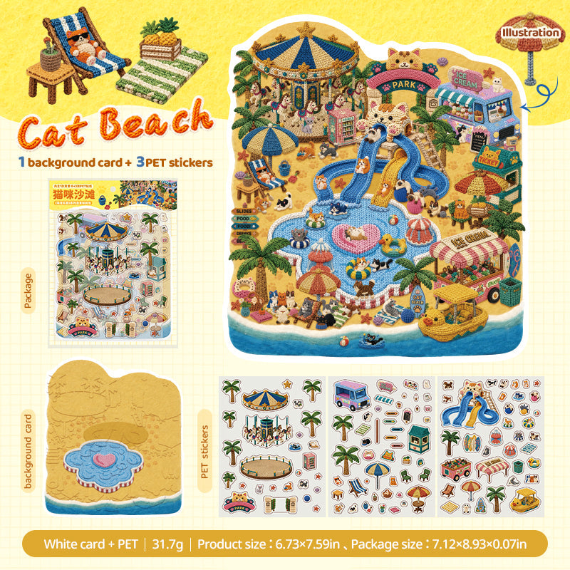 Pet Paradise Series 3D Sticker