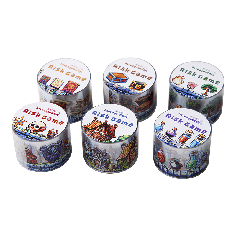 Adventure Game Series PET Tape for journaling, scrapbooking and collage