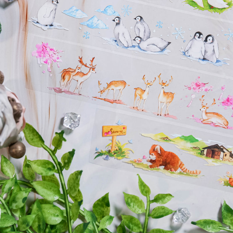 3.5cm*85cm Small Animals PET Tape
