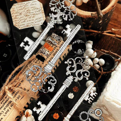 6cm*100cm Antique Seal Record PET Tape featuring sea designs for journaling, scrapbooking and collage