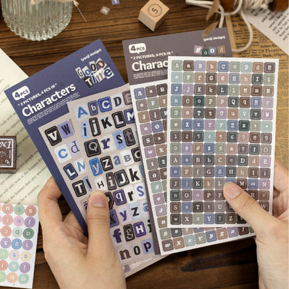 Character Series Sticker for journaling, scrapbooking and collage