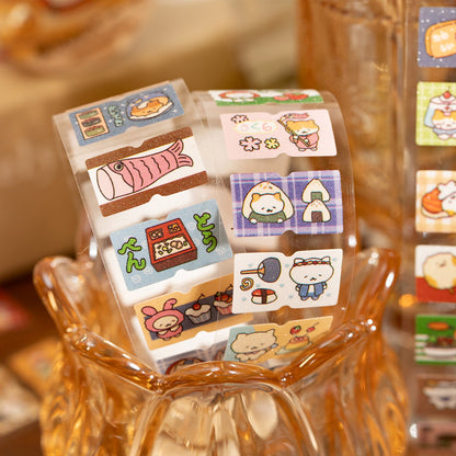 Mega Cute Series Die Cutting Flash Coated Paper Tape for journaling, scrapbooking and collage