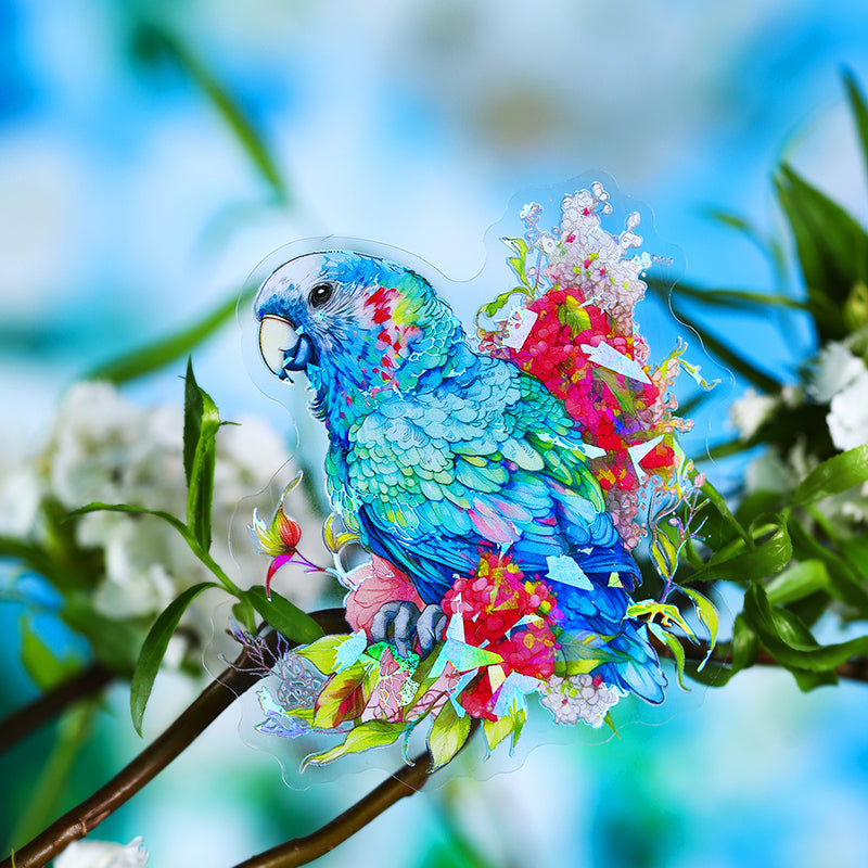 Flowers and birds Sticker