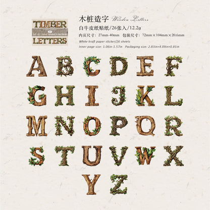Forest Alphabet Guide Series Sticker