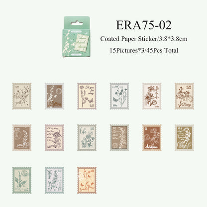 Flower stamp Sticker
