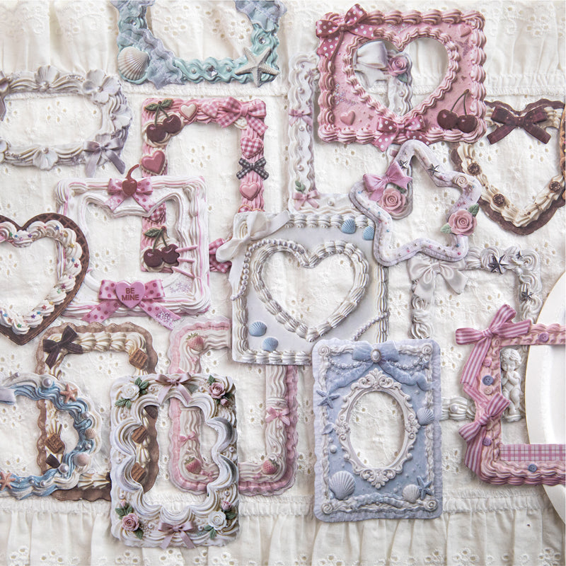 Cream Dream Series Sticker featuring dream, and cream designs for journaling, scrapbooking and collage