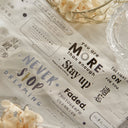 5.5cm*100cm Fragments of sea salt Die Cutting PET Tape