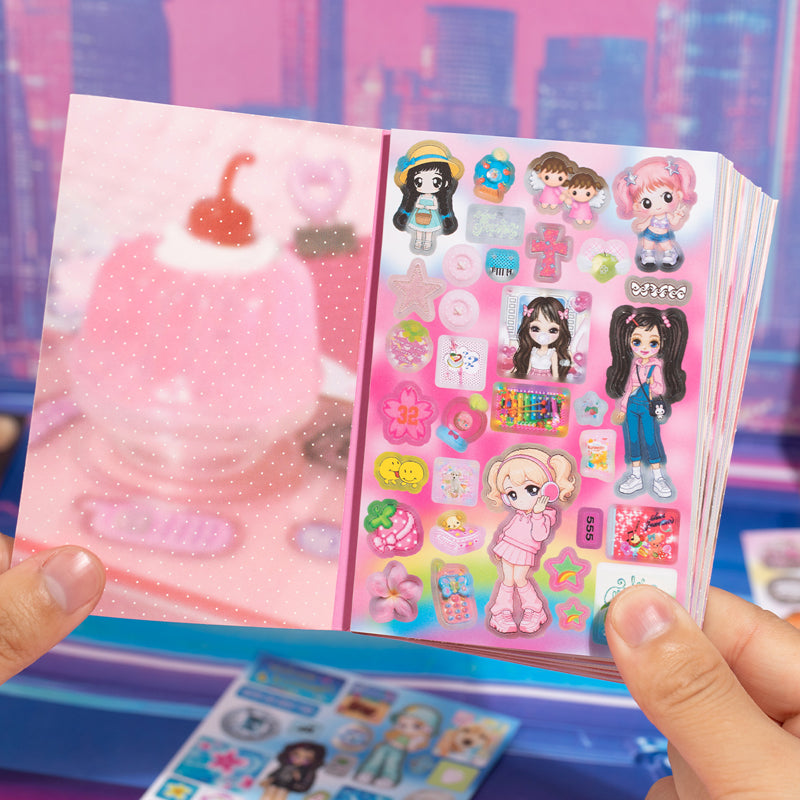 Millennium Signal Series Sticker Book featuring book designs for journaling, scrapbooking and collage