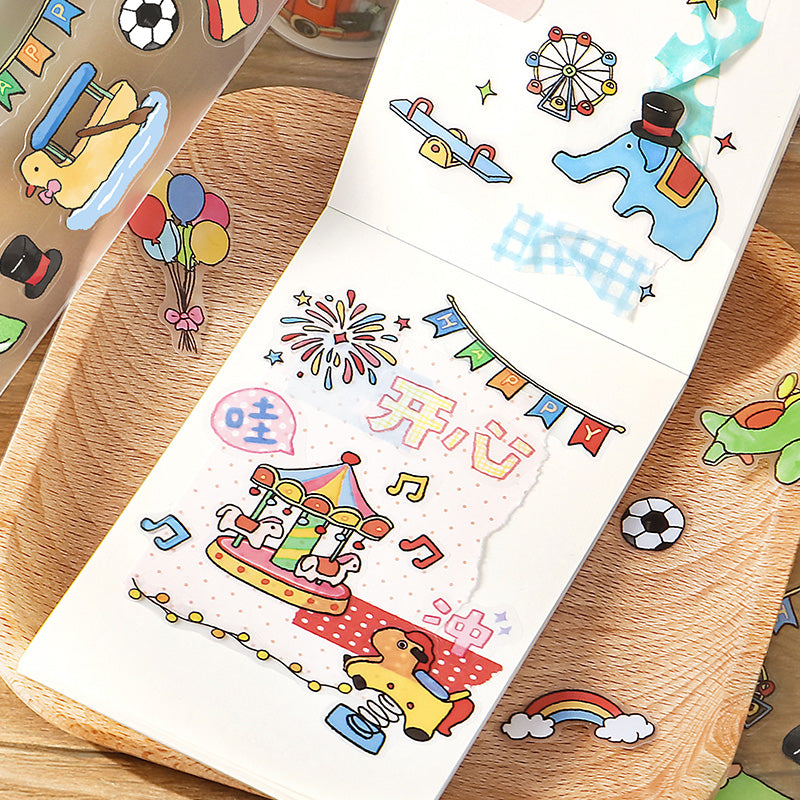 Happy Wanderer Chronicles Series Die Cutting Fog PET Tape