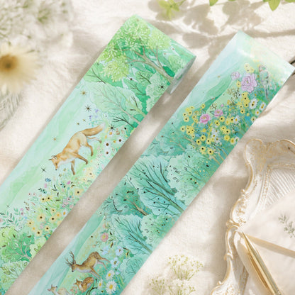 Countryside Spring Walk Gold Stamping Washi Tape