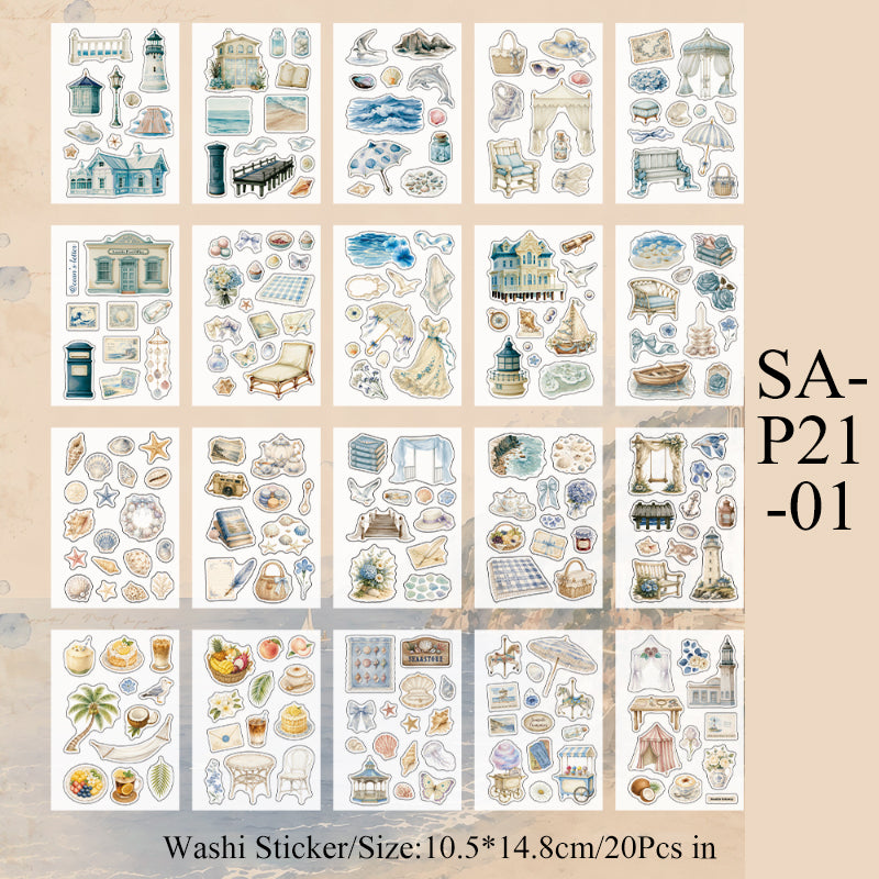 Old Wanderer Series Sticker Book