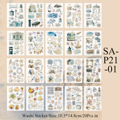 Old Wanderer Series Sticker Book