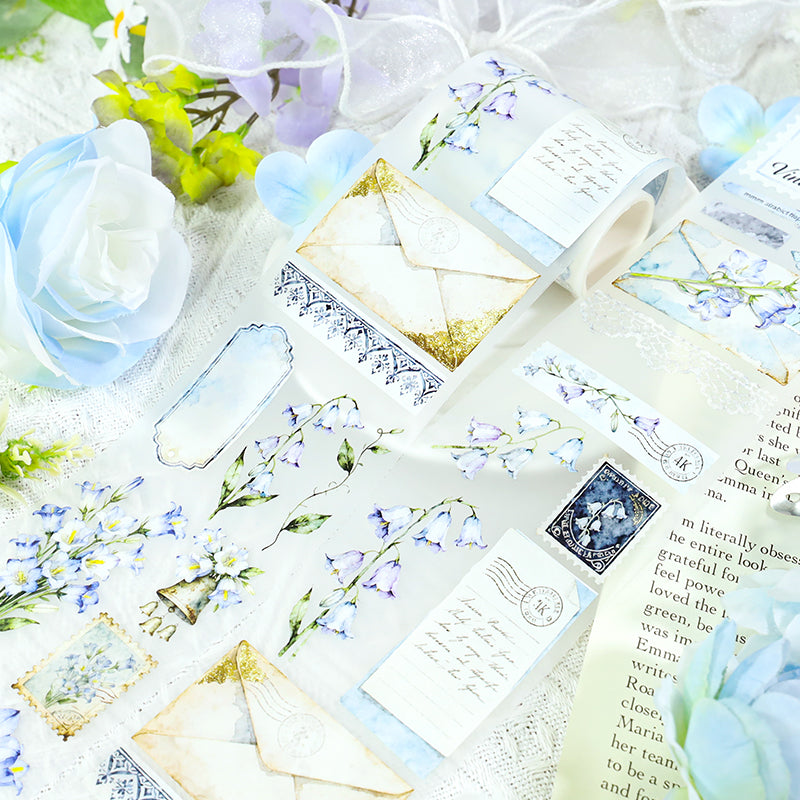 Wait For The Wind Come Fog PET Tape featuring wind designs for journaling, scrapbooking and collage
