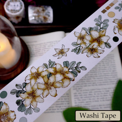 Shan Hai Flower Die-Cutting Washi Tape - Sample 100cm