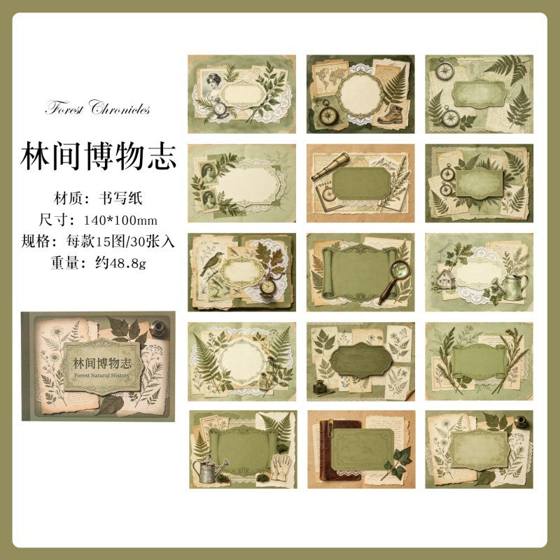 Vintage Chronicles Material Paper