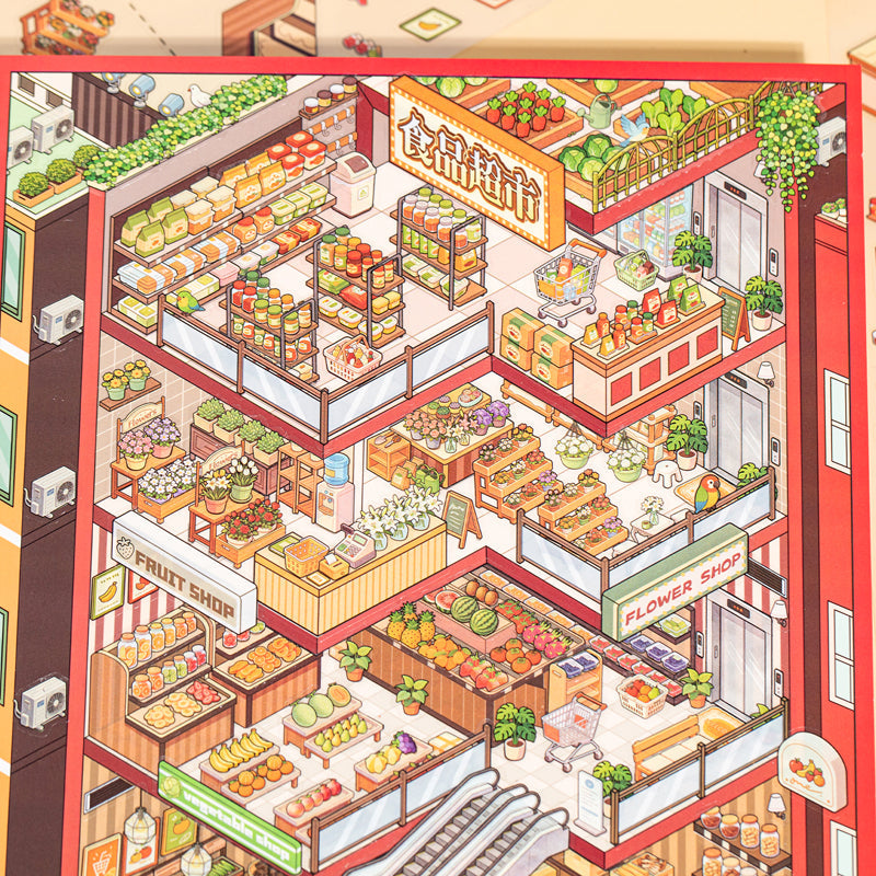 Food Supermarket Series 3D Sticker for journaling, scrapbooking and collage