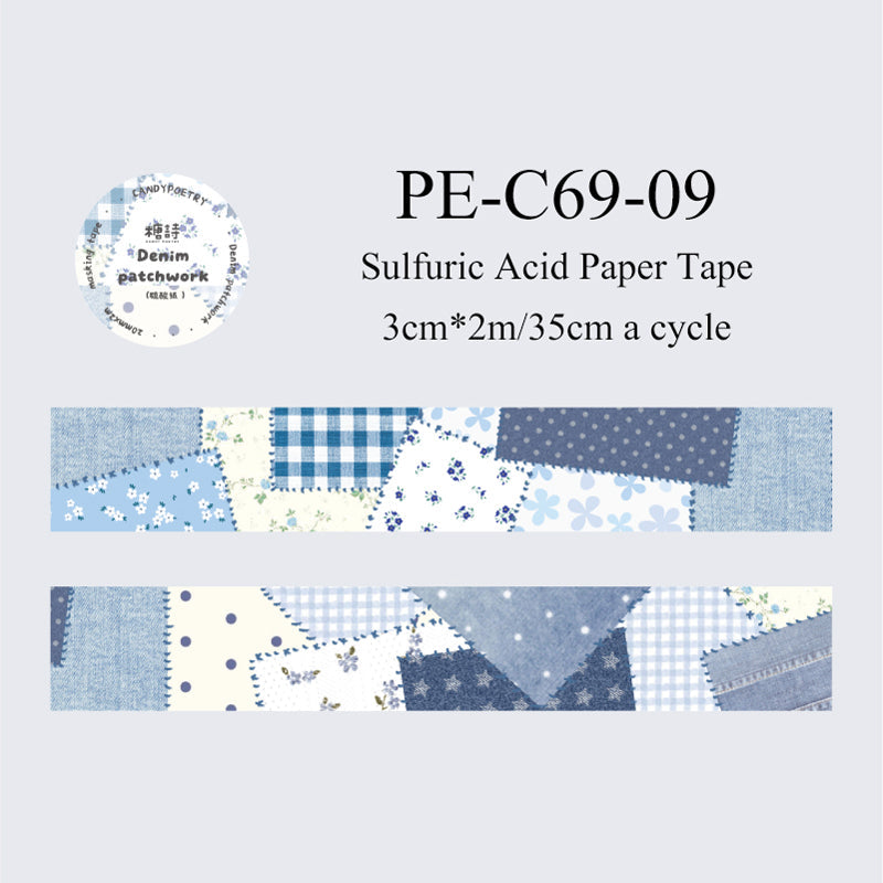 Patchwork Garden Series Flash Washi/Sulfuric Acid Paper Tape