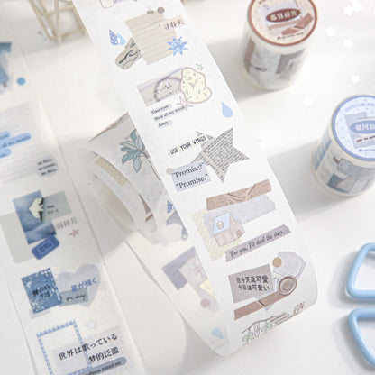 Collage Memoirs Series Die Cutting Washi Tape