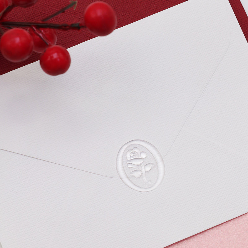 Rose Wax Seal Sticker