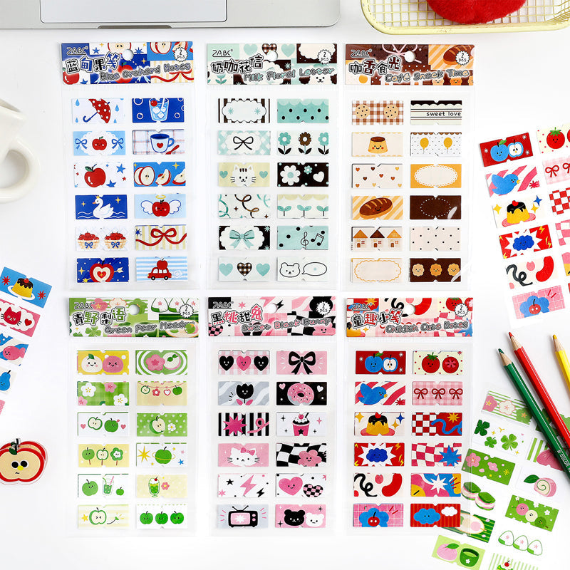 Soft Charm Patch Series Sticker for journaling, scrapbooking and collage