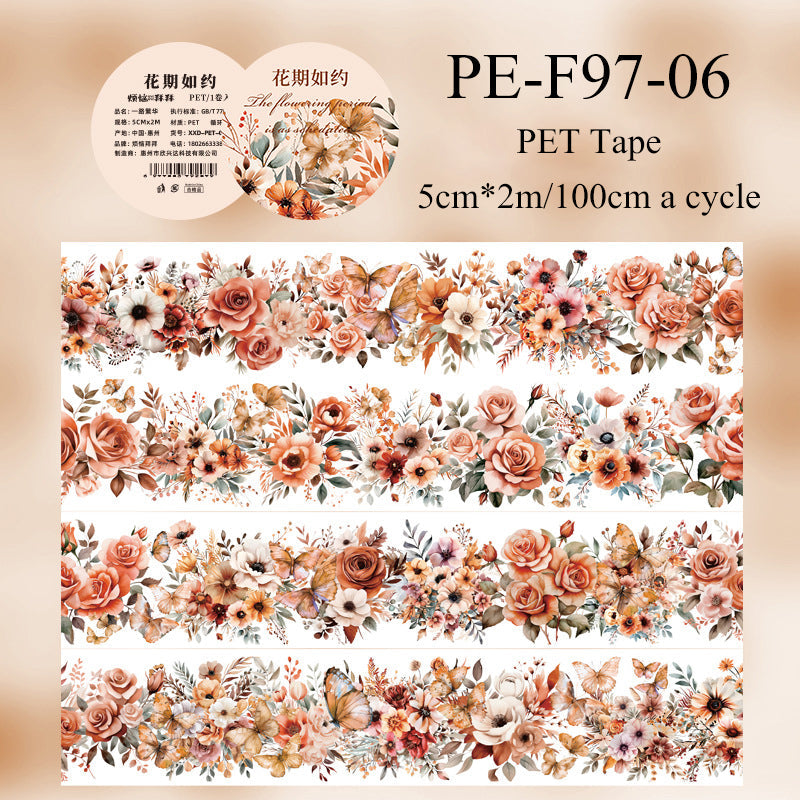 Flowering Season Series PET Tape