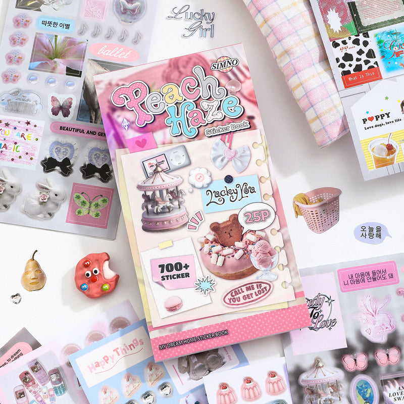 My Ideal Home Series Sticker Book featuring book, and home designs for journaling, scrapbooking and collage