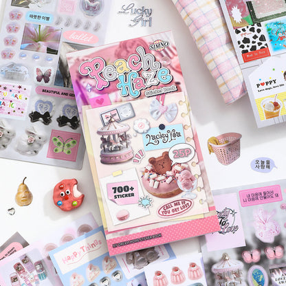 My Ideal Home Series Sticker Book featuring book, and home designs for journaling, scrapbooking and collage