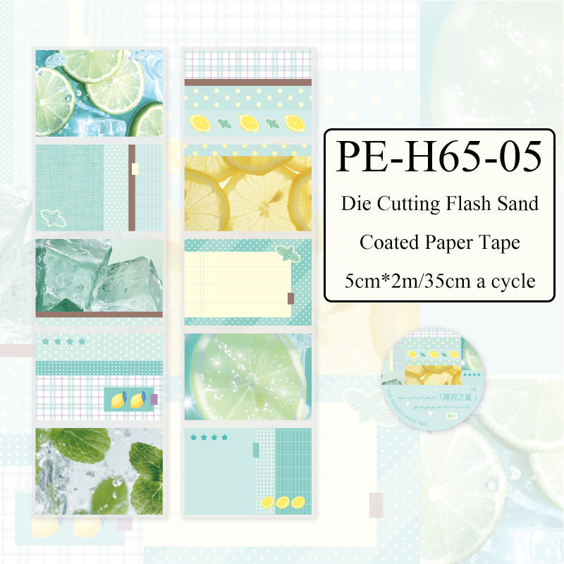 Sustained Dopamine Series Die Cutting Flash Sand Coated Paper Tape