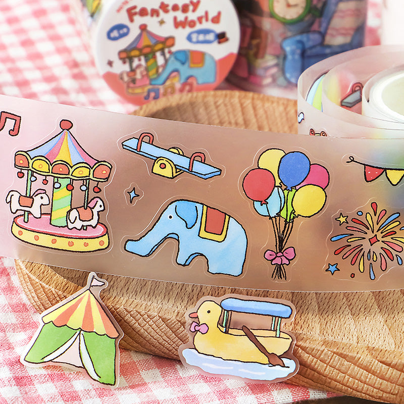 Happy Wanderer Chronicles Series Die Cutting Fog PET Tape