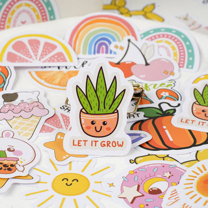 Blooming towards the sun Sticker
