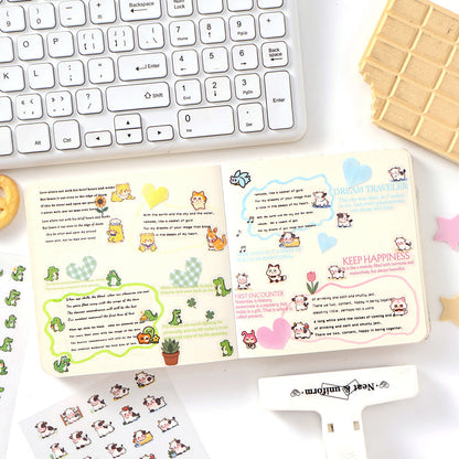 Cute Adventure Series Sticker for journaling, scrapbooking and collage