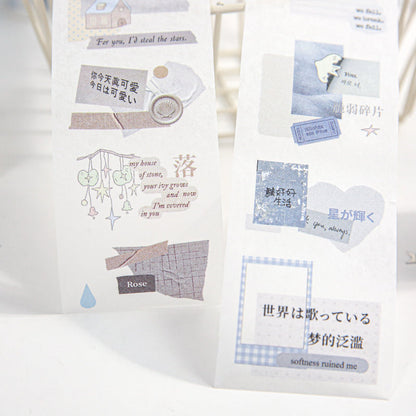 Collage Memoirs Series Die Cutting Washi Tape