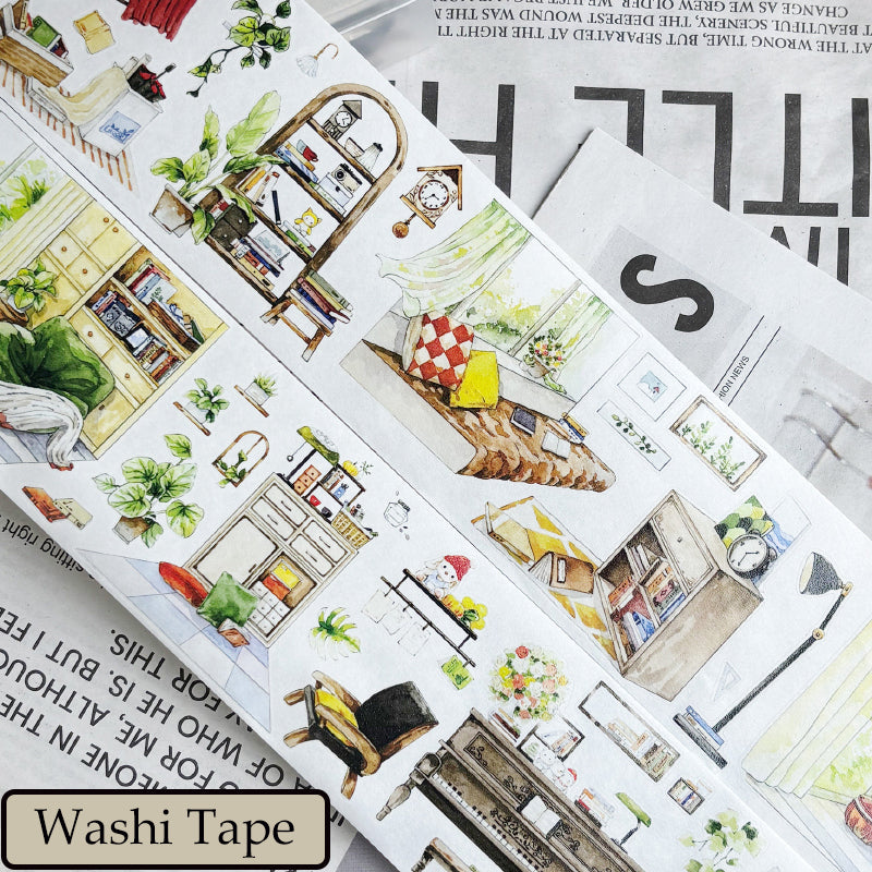 Whole Roll 7.5cm*5.5m Study Corner Die Cutting Washi/PET/Fog PET Tape