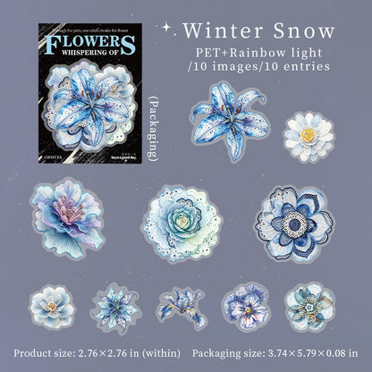 Weaving Flowers Whispering Series Sticker
