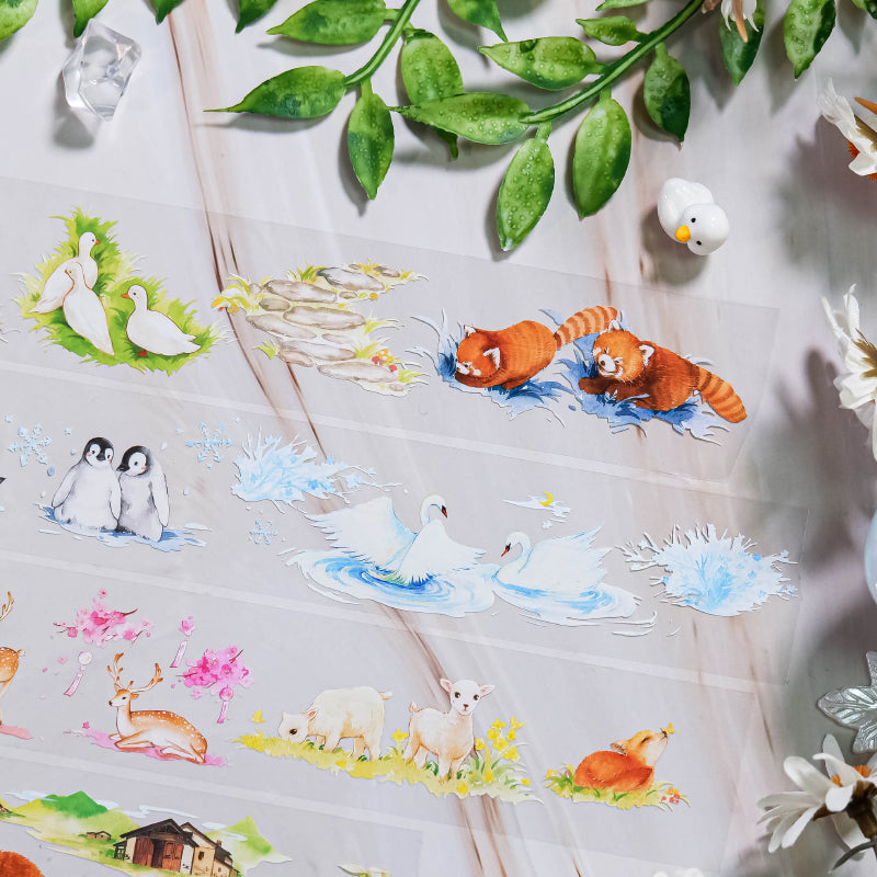 3.5cm*85cm Small Animals PET Tape