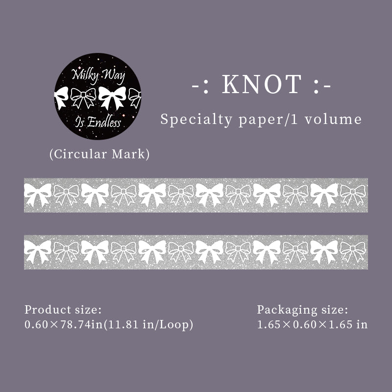 Milky Way Series Flash Silver Special Paper Tape