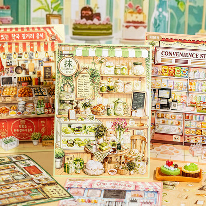 Local Attractions 3D Sticker Book featuring book designs for journaling, scrapbooking and collage