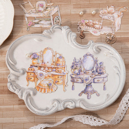 Rococo Vintage Series Sticker featuring vintage designs for journaling, scrapbooking and collage