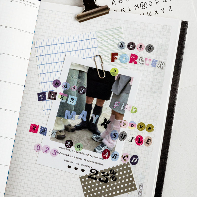 Bulk Character Series Die Cutting PET Tape for journaling, scrapbooking and collage