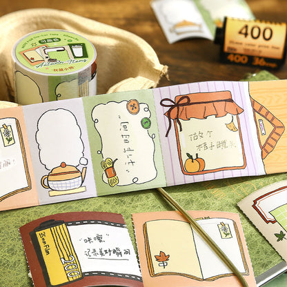 Seasonal Tales Series Die Cutting Writing Paper Tape