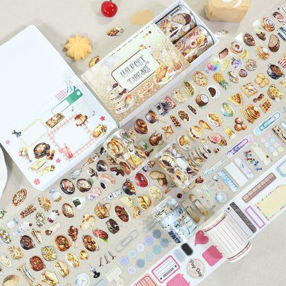 Warm Food Tape Set for journaling, scrapbooking and collage