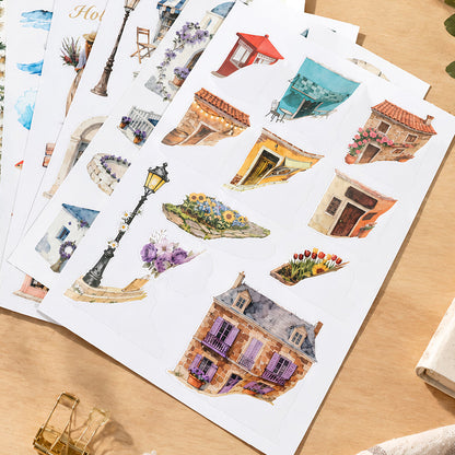 Journry Life Sticker Book featuring book designs for journaling, scrapbooking and collage