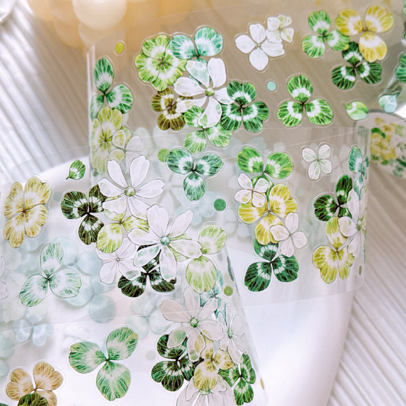 5.5cm*100cm Searching for luck Die Cutting Washi/PET Tape featuring sea designs for journaling, scrapbooking and collage