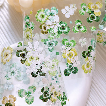5.5cm*100cm Searching for luck Die Cutting Washi/PET Tape featuring sea designs for journaling, scrapbooking and collage