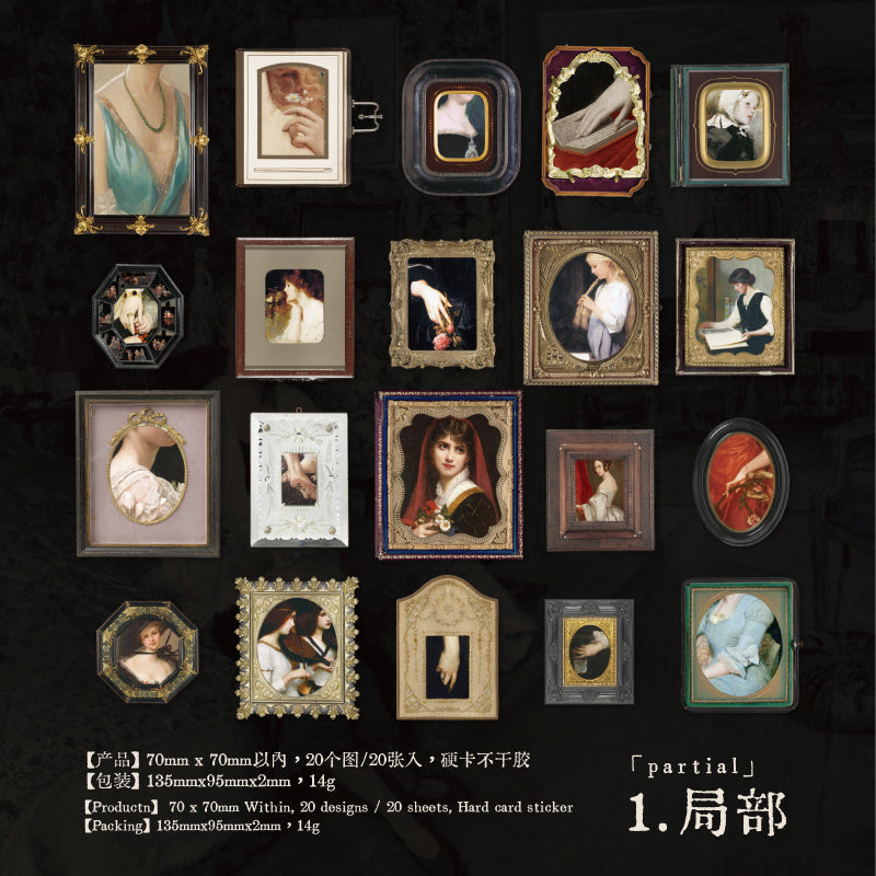 Medieval Picture Frame Series Sticker