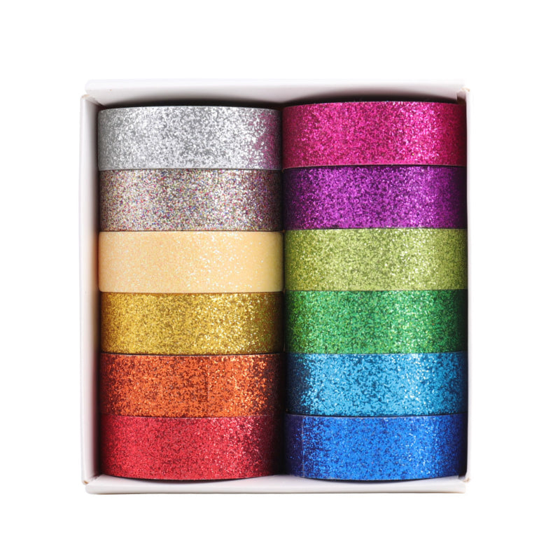 Flash Powder Washi Tape Set for journaling, scrapbooking and collage
