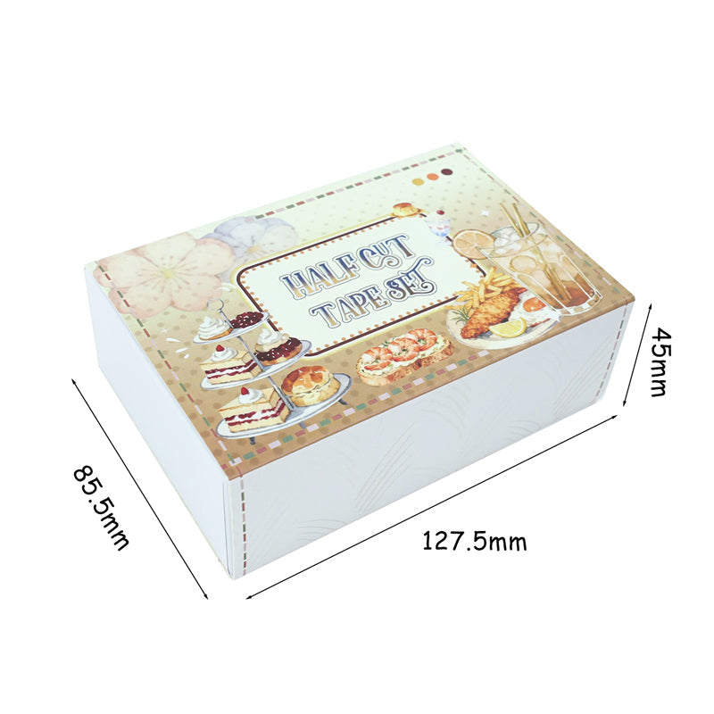 Warm Food Tape Set for journaling, scrapbooking and collage
